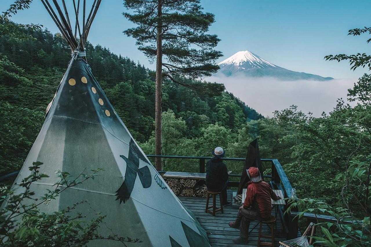 つながるキャンプリゾートqoonel+ Fujikawaguchiko Exterior foto
